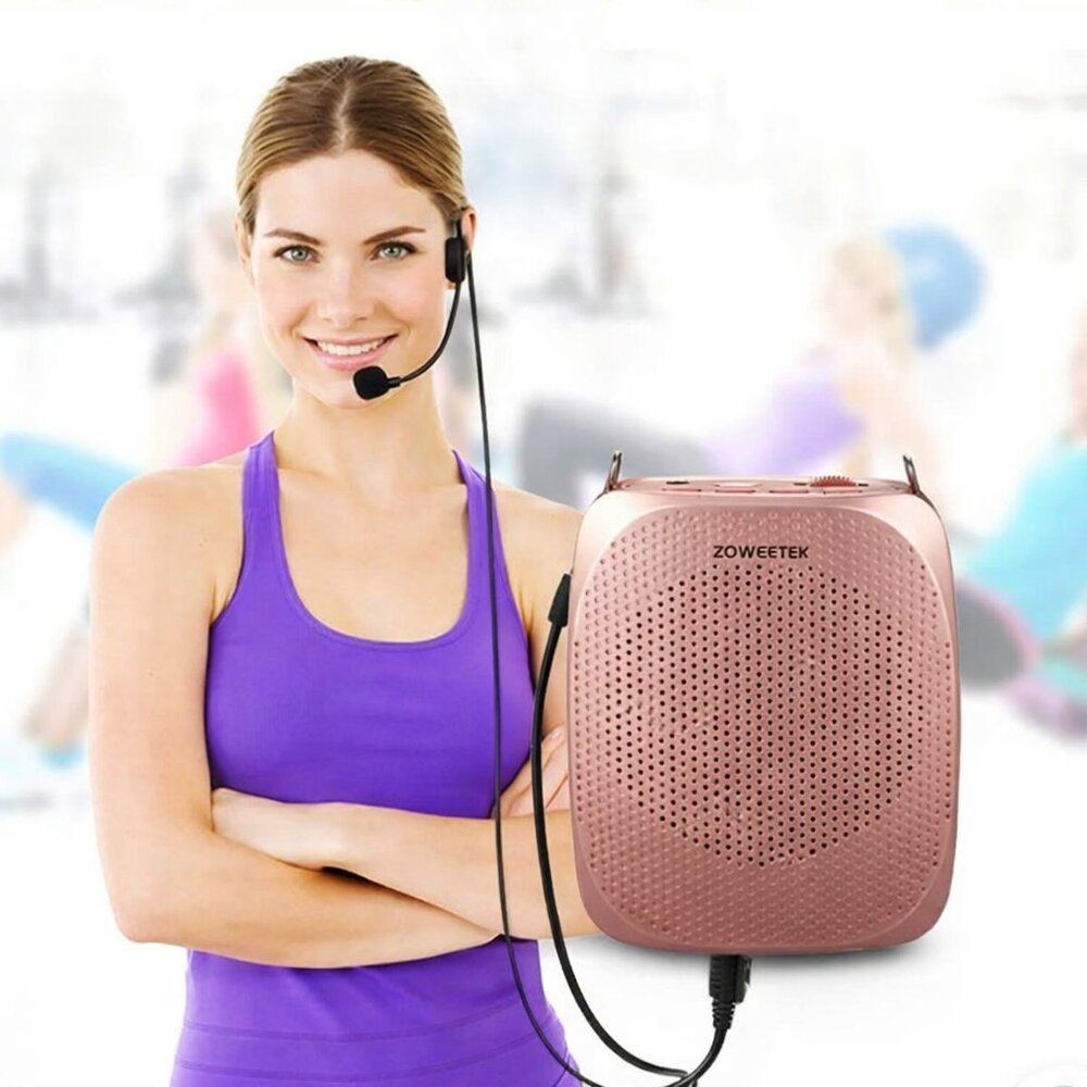 ZOWEETEK Portable Voice Amplifier Microphone Headset for Speakers